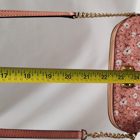 Michael Kors Cindy Dome Rose Floral Print Crossbody Bag - Picture 9 of 16